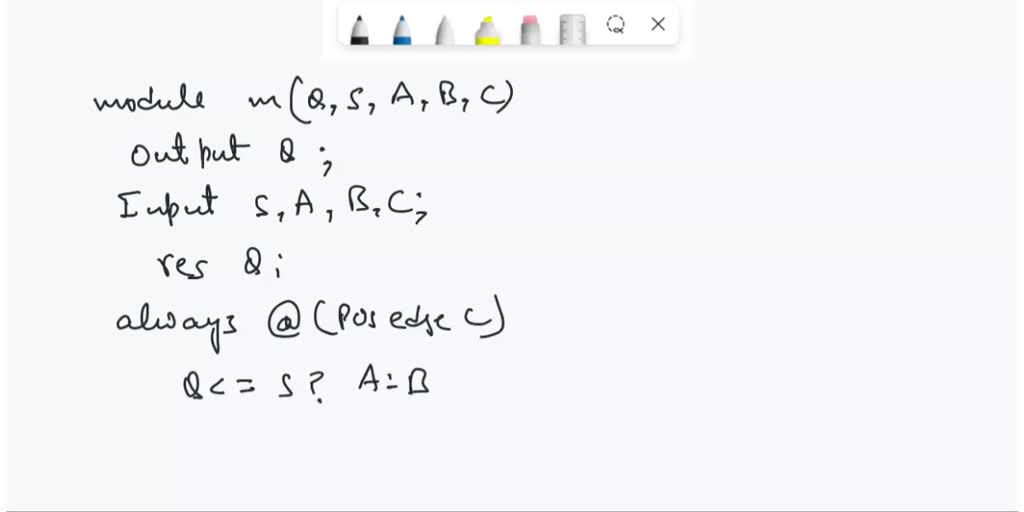 A combinational logic module, comb1cct, is described by the Verilog ...