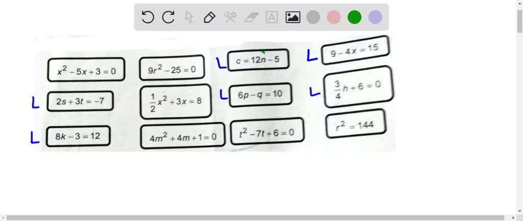 Solved 1 Write Each Of The Following Systems Of Linear Equations A5