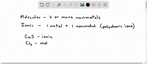 classify-these-substances-as-molecular-or-ionic-molecular-ionic-answer-bank-copper-sulfide-cus-chlorine-clz-water-hzo-barium-sulfate-basoa-silver-nitrate-agnoz-glucose-cshz-06-ammonia-nh-pot-77465