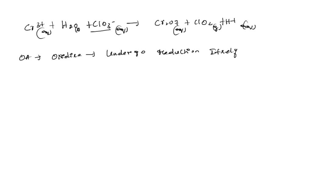 SOLVED: 11) From the following equation show the oxidation numbers for ...