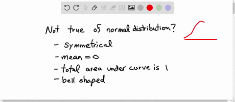 which-of-the-following-is-not-a-characteristic-for-a-normal-distribution-it-is-symmetrical-distribution-the-mean-is-always-zero-the-total-area-under-the-normal-curve-is-10-it-is-a-bell-shape-67284