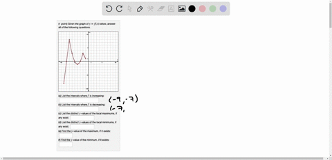 point-given-the-graph-of-y-fx-below-answer-all-of-the-following-questions-a-list-the-intervals-where_-is-increasing-list-the-intervals-where-is-decreasing-c-list-the-distinct-values-of-the-l-77029