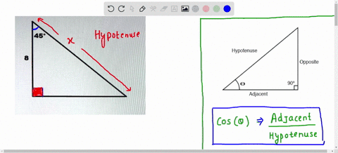 question-27-find-the-length-of-the-hypotenuse-leave-answer-in-simplest-radical-form-2-points-find-the-length-of-the-hypotenuse-leave-answer-in-simplest-radical-form-459-8-8-10-8v2-8v3-81146