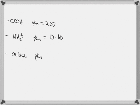 a-newamino-acid-with-an-acidic-side-chain-has-been-identified-with-the-following-pka-values-pka-cooh-207-pka-nh3t-1060-pka-acidic-side-chain-391-what-is-charge-on-the-amino-acid-at-ph-1102-95817