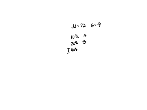 in-a-large-section-of-a-statistics-class-the-points-for-the-final-exam-are-normally-distributed-with-a-mean-of-72-and-a-standard-deviation-of-9-grades-are-to-be-assigned-according-to-the-fol-83502