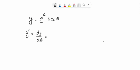 find-an-equation-of-the-tangent-line-at-the-point-specified-yetheta-sec-theta-quad-thetafracpi4-2-33946