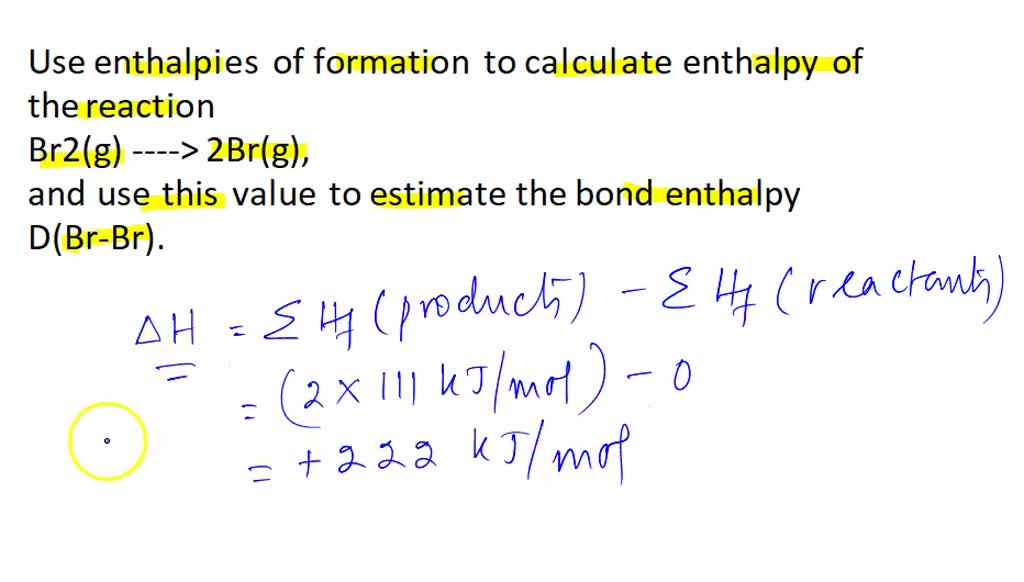 Calculating Reaction Enthalpy From Enthalpies Of Formation [Example]