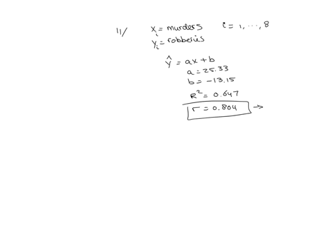 11-crimes-the-number-of-murders-and-robberies-per-100000-population-for-a-random-selection-of-states-is-shown-is-there-a-linear-relationship-between-the-variables-murders-24-27-56-26-21-33-6-42405