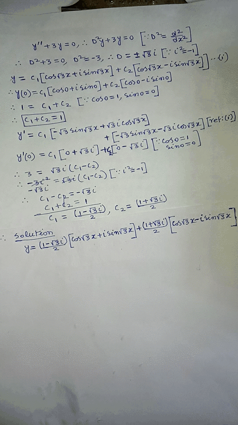 solve-the-initial-value-problem-y-3y-0-y0-1-y0-3-2