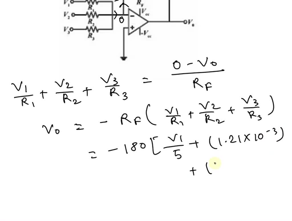 SOLVED: Learning Goal: Part B - Ideal op amp circuits with a voltage ...