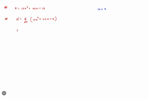 the-total-revenue-in-omr-received-from-the-sale-of-xlnits-of-product-is-given-by-rx-13x-26xis-find-the-marginal-revenue-when-x-23149