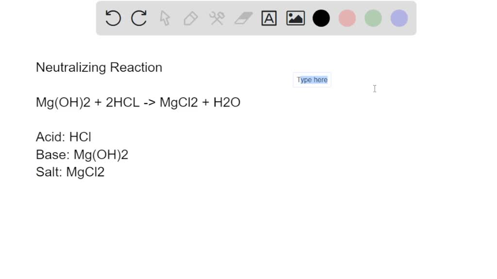 SOLVED Antacids neutralize acid by the following reaction (10 point