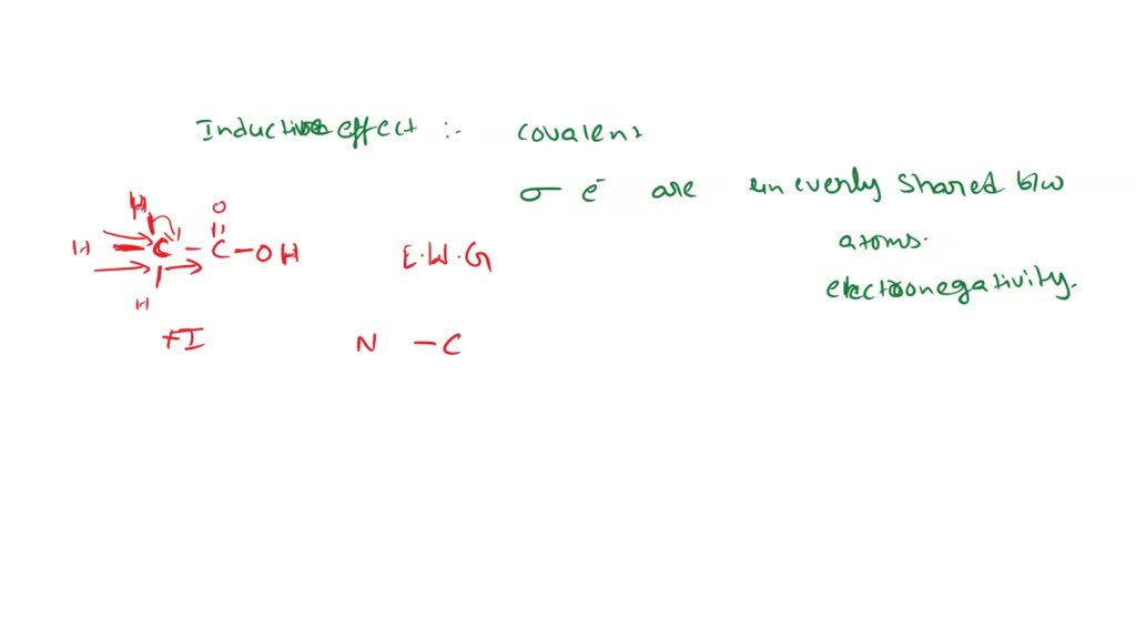 SOLVED: Q.18. What do you understand by the Inductive effect? How will ...