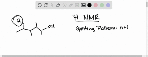 what-is-the-h-nmr-splitting-pattern-of-the-indicated-hydrogen-h-oh-triplet-doublet-singlet-97542