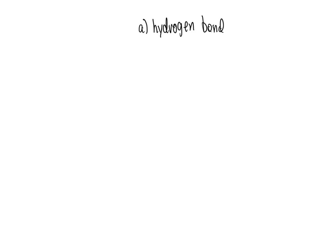 SOLVED what type of bonds exist between hydrogen and oxygen of two