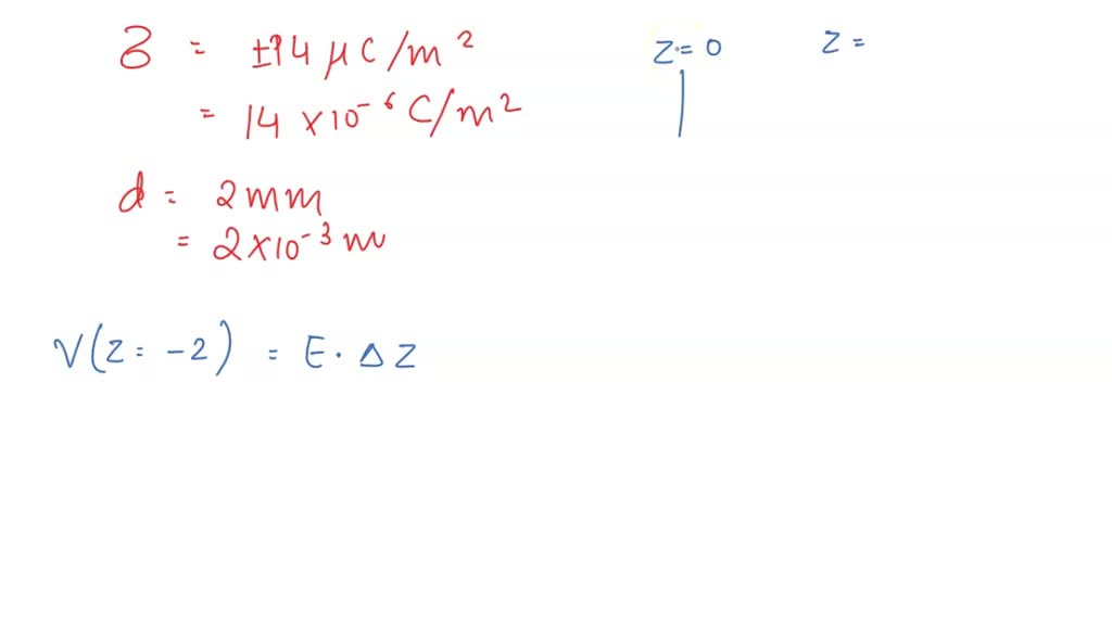 SOLVED: Need help Two large charged plates of charge density 15C/m2face ...