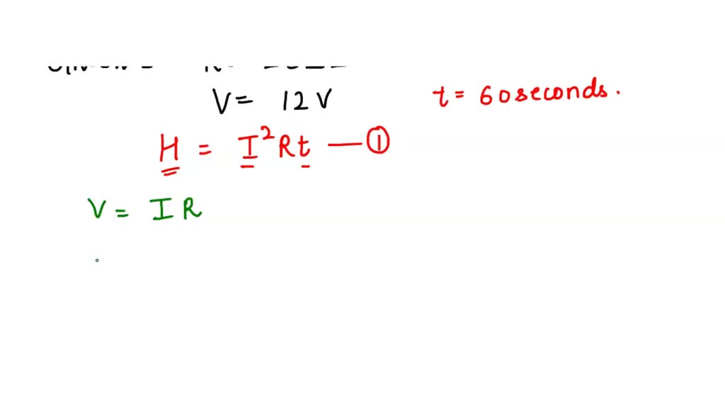SOLVED A resistance of 25 ? is connected to a 12V battery. Calculate