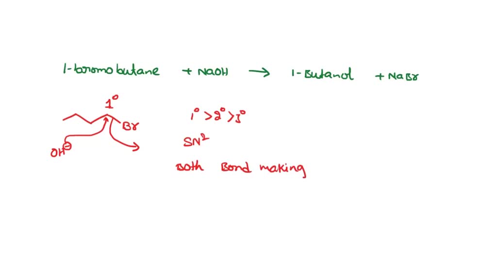 1 butanol to 1 bromobutane