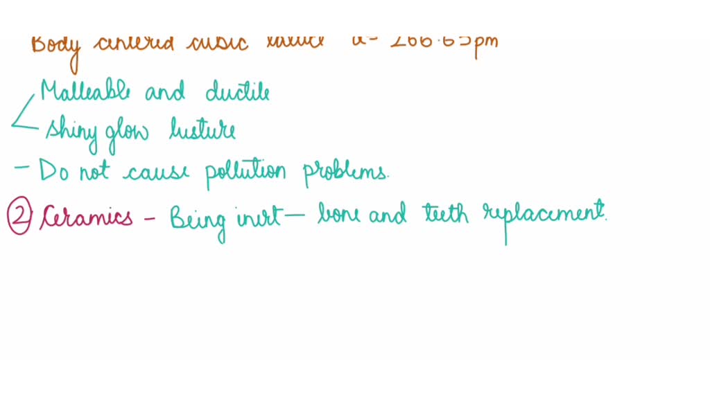 ppt - comprehensive guide to text processing in c++:... SOLVED: 1. List the 5-different Engineering Materials (based on primary ...