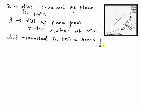 plane-flying-with-a-constant-speed-of-300-kmh-passes-over-ground-radar-station-at-an-altitude-of-km-and-climbs-at-an-angle-of-309_-at-what-rate-is-the-distance-from-the-plane-to-the-adar-sta-05864