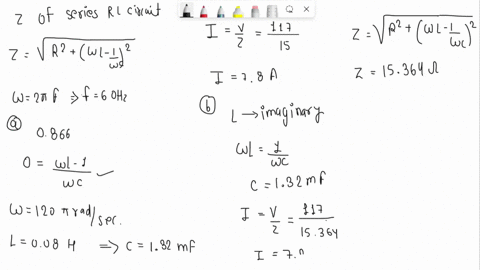 an-impedance-coil-having-a-resistance-of-15-ohms-and-an-inductance-of-008-henry-is-connected-in-series-with-a-variable-capacitorif-a-117-volt-60-cps-source-is-connected-to-the-circuit-what-w-83776