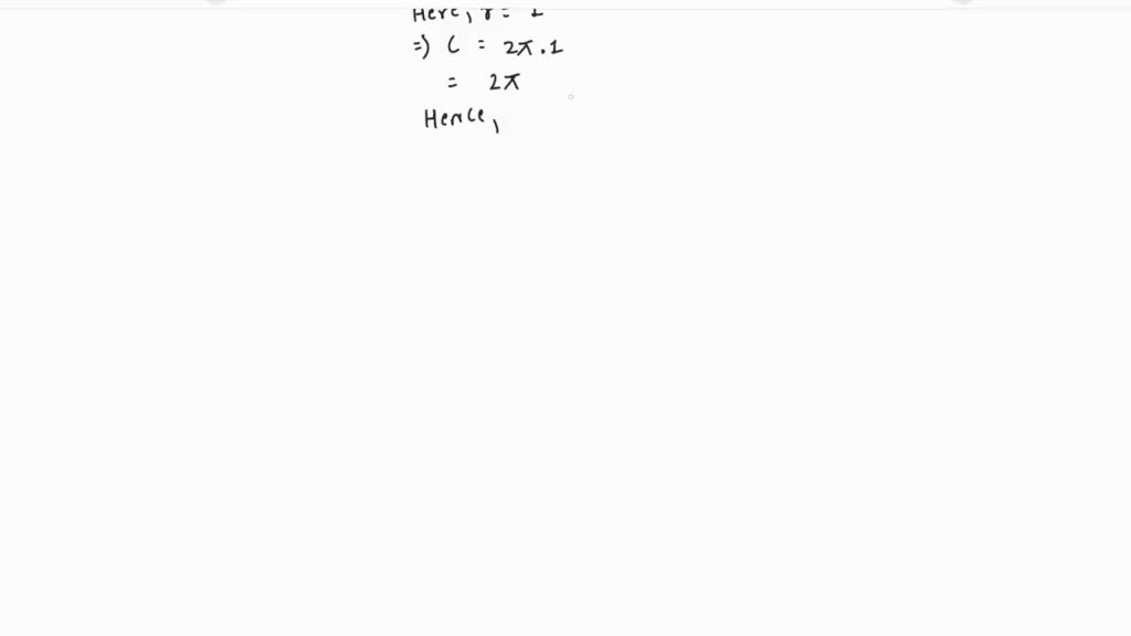 how many radians account for circumference of a circle