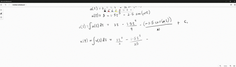 consider-a-case-where-acceleration-is-not-constant-in-time-and-can-be-given-by-at-b0-b1t3-b2-sin-wt-a-write-the-general-equation-for-velocity-vt-given-this-acceleration-b-write-the-general-e-61989