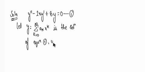 the-solution-to-the-differential-equation-y-2xy-8y-0-is-given-by-power-series_-0x4-k-0-is-the-solution-defined-by-the-recurrence-relation-2k-042-k-2k-1-give-the-first-three-non-zero-terms-fo-50486