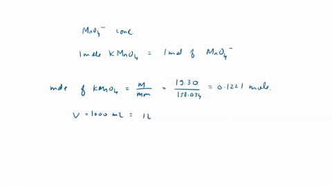 potassium-permanganate-in-acidic-solution-is-used-to-titrate-a-solution-of-ironii-ions-with-which-it-reacts-according-to-mno4-aq-5fe2aq8h3oaqmn2aq-5fe3aq12h2ol-a-potassium-permanganate-solut-15192