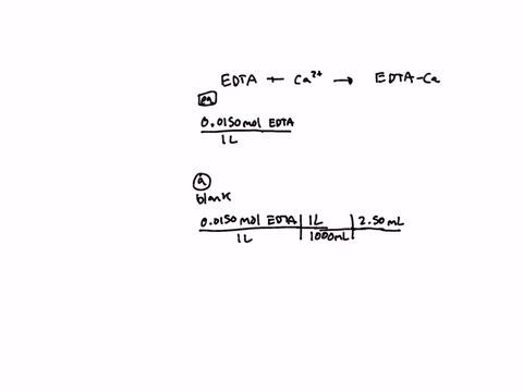 a-3000-ml-solution-containing-calcium-ions-was-titrated-with-edta-the-titration-required-3765-ml-of-a-00150-m-edta-solution-to-reach-the-equivalence-point-a-titration-of-the-blank-sample-req-55511