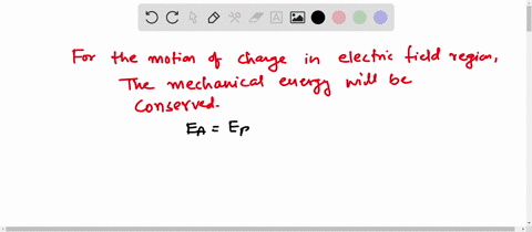 a-charged-particle-charge-20-mc-moving-in-a-region-where-only-electric-forces-act-on-it-has-a-kinetic-energy-of-5-at-point_-a-the-particle-subsequently-passes-through-point-b-which-has-an-el-20913