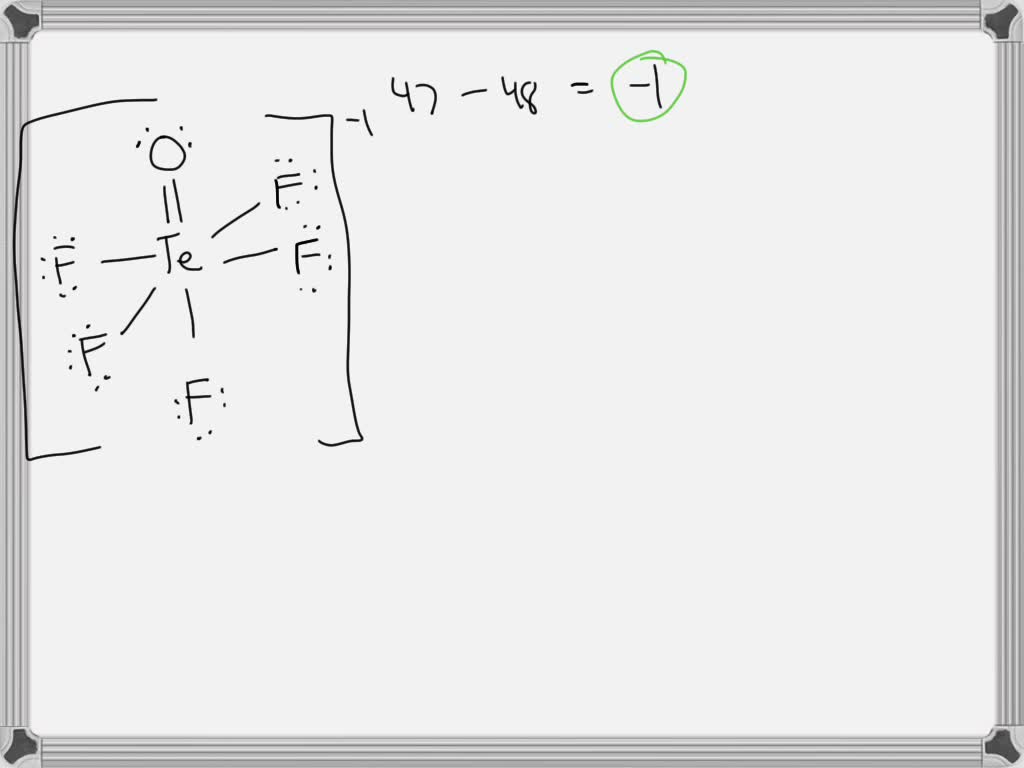 SOLVED: Formal Charge Distribution vs Oxidation States For the Lewis ...