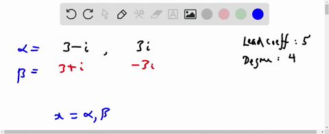 find-a-polynomial-px-with-real-coefficients-having-a-degree-4-leading-coefficient-5-and-zeros-3i-and-3i-78235