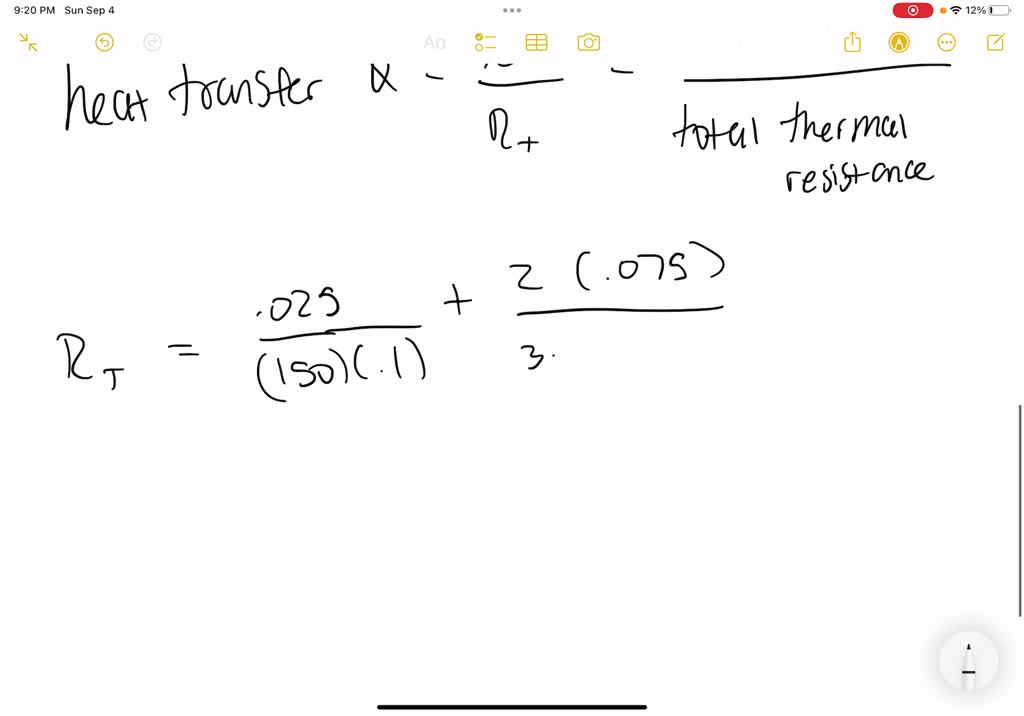 SOLVED Find the heat transfer per unit area through the composite wall