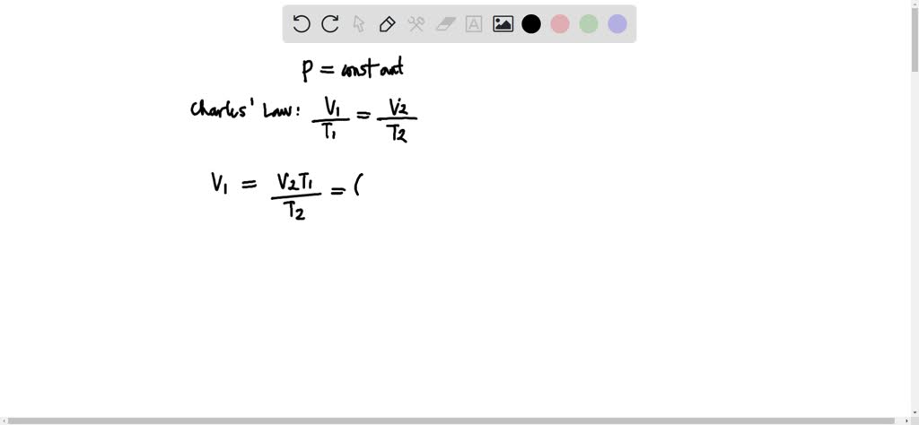 SOLVED: Calculate the initial volume at 0 C of a sample of gas that is ...