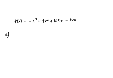 the-total-profit-px-in-thousands-of-dollars-from-the-sale-of-x-hundred-thousand-pillows-is-approximated-by-px-4-9x2-165x-300-x25_-find-the-number-of-hundred-thousands-of-pillows-that-must-be-96734