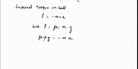 a-ball-with-radius-r-rotates-about-the-axis-of-symmetry-horizontal-to-the-surface-with-angular-speed-wo-at-an-instant-of-time-the-rotating-ball-is-placed-on-rough-surface-and-gets-push-at-he-61576
