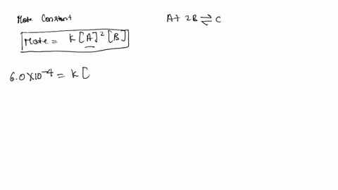 consider the reaction a2bca2bc whose rate at 25 cc was measured using ...