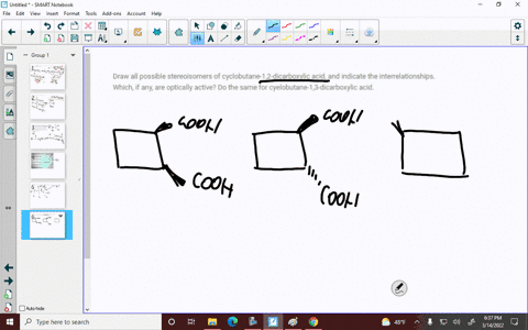draw-all-possible-stereoisomers-of-cyclobutane-12-dicarboxylic-acid-and-indicate-the-interrelation-2-27308