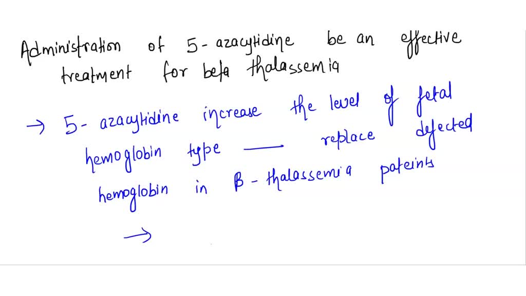 Solved A Particular Type Of Anemia In Humans Called Thalassemia Results From A Severe