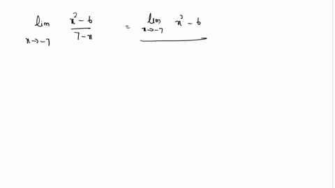 use-the-theorem-on-limits-of-rational-functions-to-find-the-limit-if-necessary-state-that-the-limit-does-not-exist-x2-6-lim-7-x-x7-7-select-the-correct-choice-below-and-if-necessary-fill-in-82615