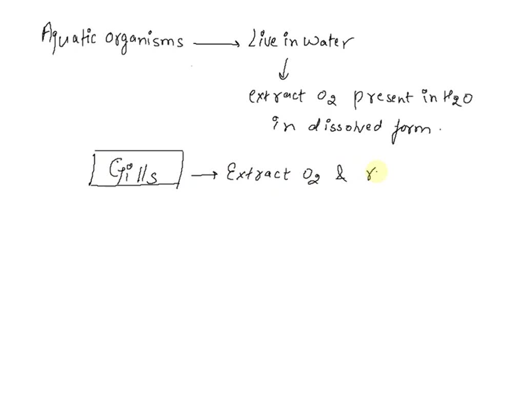SOLVED oxygen dissolved in water is important for aquatic plants and