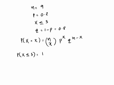 a-binomial-probability-experment-is-conducted-with-the-given-parameters-compute-the-probability-of-x-successes-in-the-independent-trials-of-the-experiment-n9p02-xs3-the-probability-of-x-s-3-13824