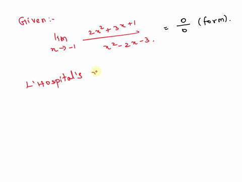 2x2-3x-1-lim-x-1-x2-2x-3-61119