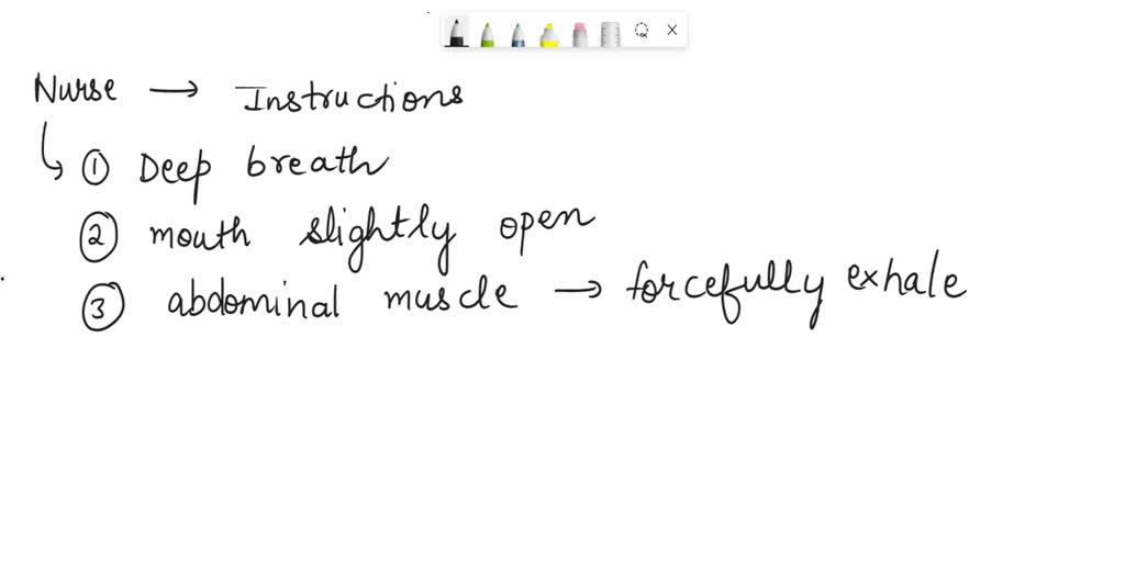 SOLVED The nurse teaches a child with cystic fibrosis how to perform the "huff" maneuver. which