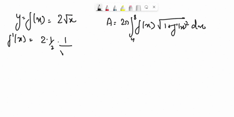 write-and-evaluate-the-definite-integral-that-represents-the-area-of-the-surface-generated-by-revol-wving-the-curve-on-the-indicated-interval-about-the-x-axis-round-your-answer-to-three-deci-85334