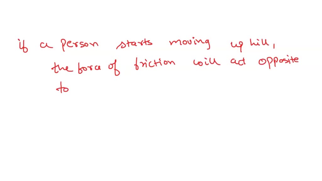 SOLVED A person sits on a sloped hillside. Is it ever possible to have the static friction