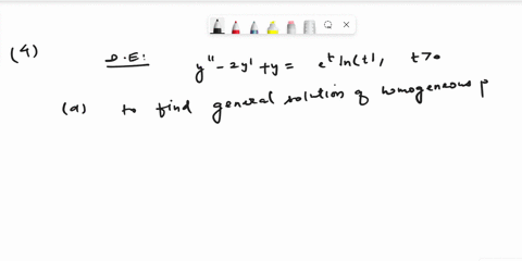find-the-general-solution-of-the-differential-equation-y-2y-y-et-int-t-0-find-the-general-solution-yut-cyt-czyzt-of-the-homogeneous-equation-y-2y-y-0-use-variation-of-parameters-to-find-part-84152