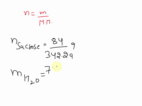 calculate-the-molality-of-sucrose-solution-made-by-dissolving-84-grams-sucrose-into-774-grams-water-the-molar-mass-of-sucrose-is-3422-gmol-record-your-answer-in-scientific-notation-using-sig-71158