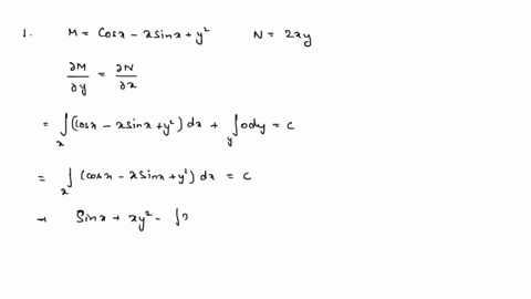 differential-equations-solve-the-exact-differential-equation-show-every-solution-in-detailsw-1-cosx-_-x-sinx-ydx-2xy-dy-0-given-that-y-1when-tc-2-2xy-_-3x2dx-x2-_-2y2dy-0-12845